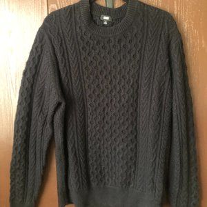 Men's Uni Qlo Cable Knit Sweater